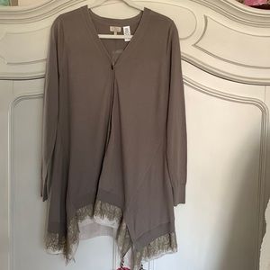 LOGO Cotton Cashmere Cardigan